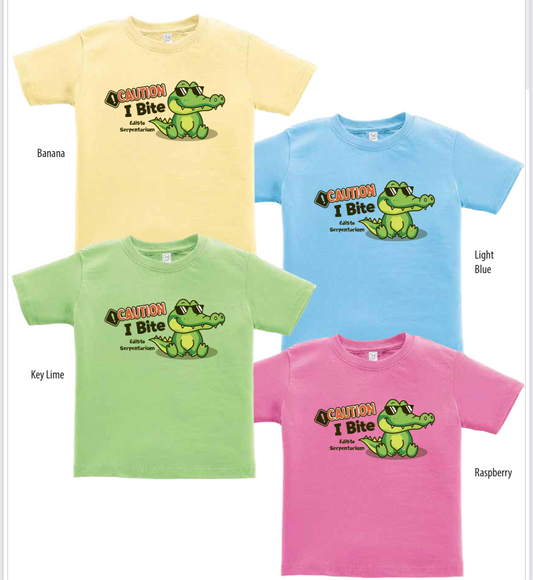 Toddler Caution I Bite Gator