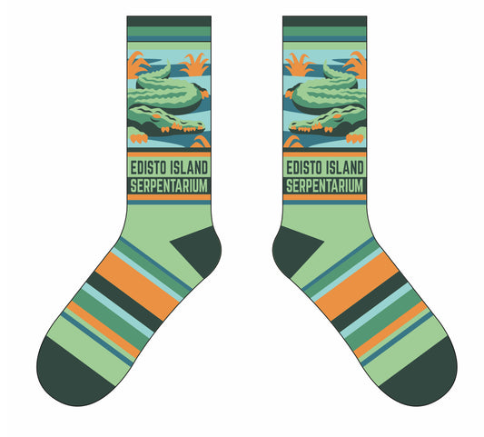 Edisto Island Serpentarium Socks