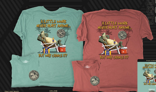 Little Work Turtle T Shirt