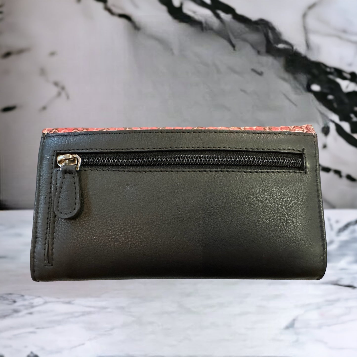 Reptile Skin Wallet #pink
