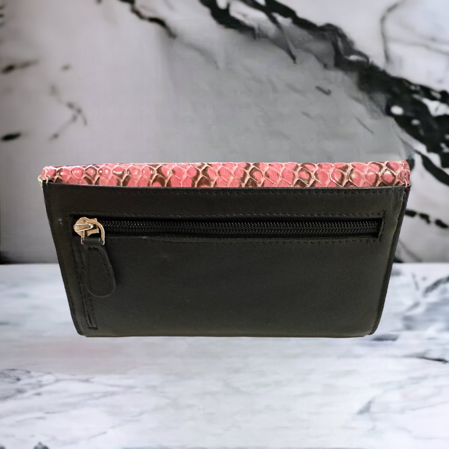 Reptile Skin Wallet #pink
