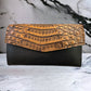 Reptile Skin Wallet #croc
