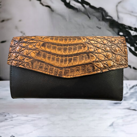 Reptile Skin Wallet #croc