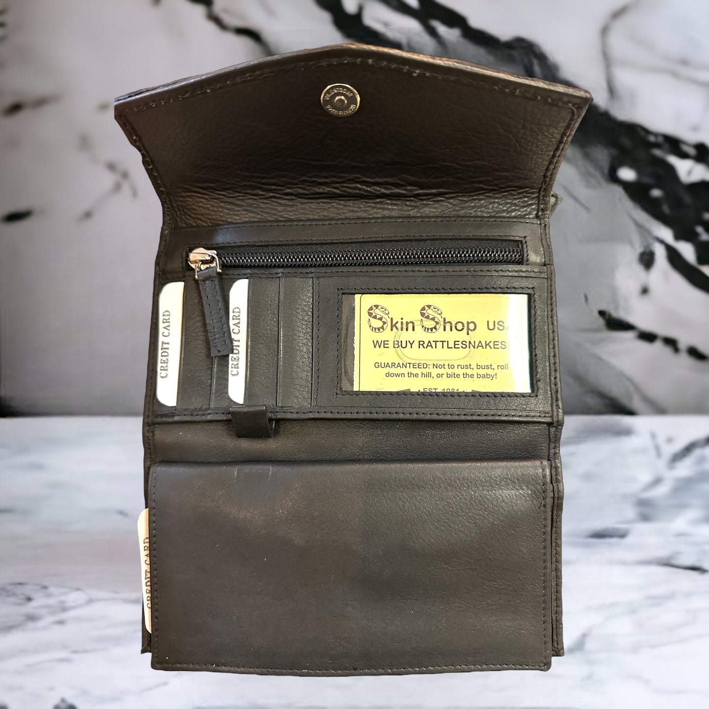 Reptile Skin Wallet #croc